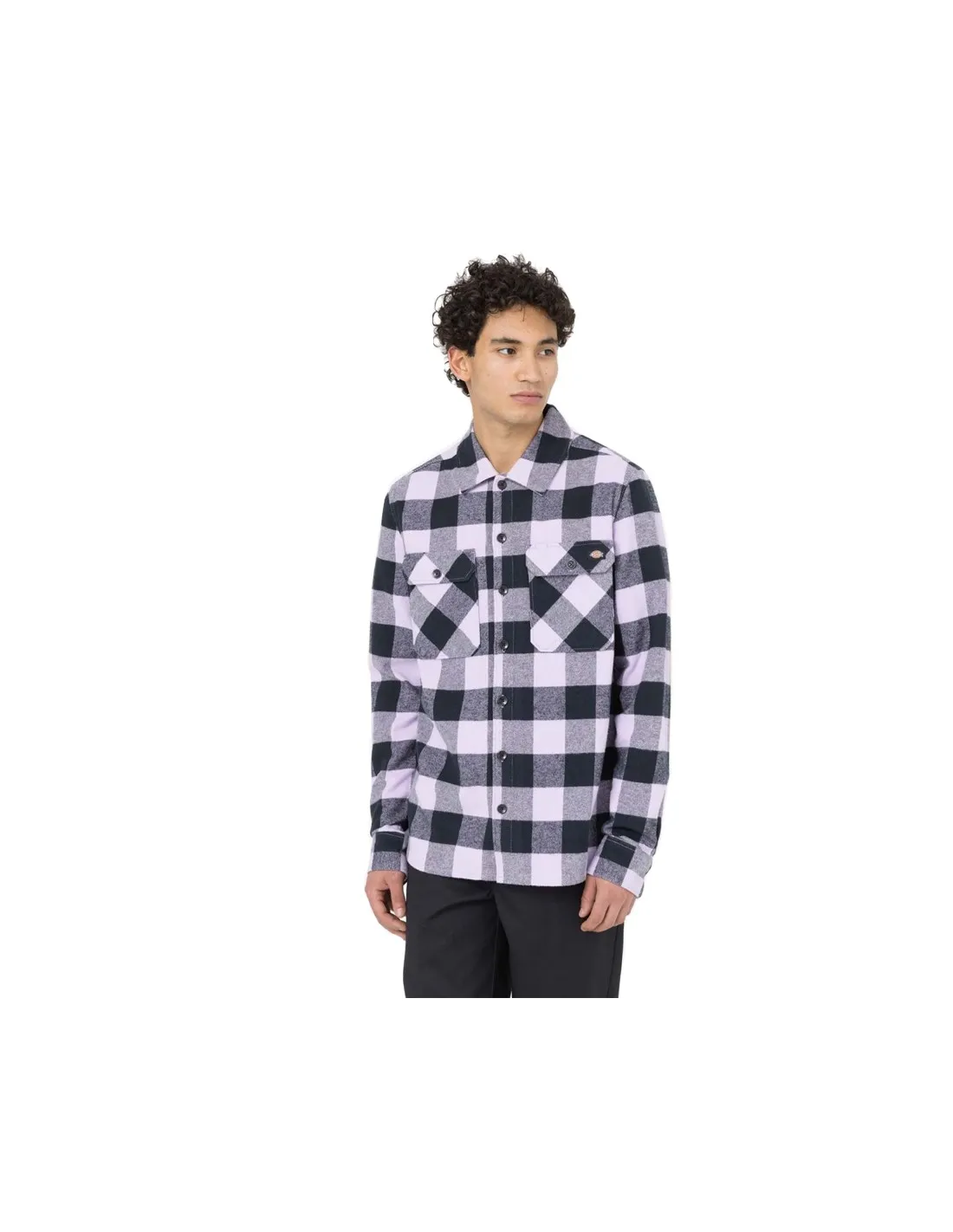 DICKIES NEW SACRAMENTO SHIRT PURPLE ROSE